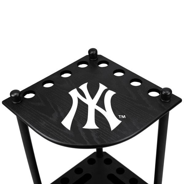 Yankees Solid Wood Corner Cue Rack 3