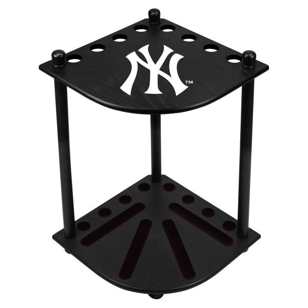 Yankees Solid Wood Corner Cue Rack 4