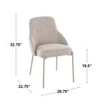 York Black Metal Dark Grey Contemporary Chairs (Set of 2) 26 York Black Metal Dark Grey Contemporary Chairs (Set of 2)