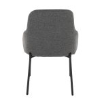 York Black Metal Dark Grey Contemporary Chairs (Set of 2) 22 York Black Metal Dark Grey Contemporary Chairs (Set of 2)