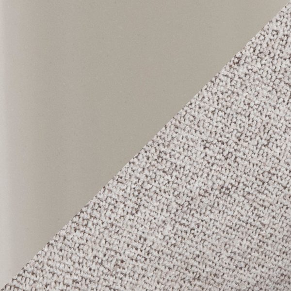 York Oatmeal Fabric Contemporary Armless Chairs Set of 2 12