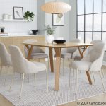 York Oatmeal Fabric Contemporary Armless Chairs (Set of 2) 14 York Oatmeal Fabric Contemporary Armless Chairs (Set of 2)