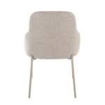 York Oatmeal Fabric Contemporary Armless Chairs (Set of 2) 21 York Oatmeal Fabric Contemporary Armless Chairs (Set of 2)