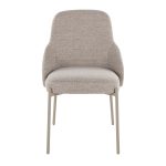York Oatmeal Fabric Contemporary Armless Chairs (Set of 2) 22 York Oatmeal Fabric Contemporary Armless Chairs (Set of 2)
