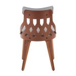York Walnut Mid-Century Modern Dining Chairs Light Grey (Set of 2) 17 York Walnut Mid-Century Modern Dining Chairs Light Grey (Set of 2)