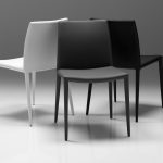 ZENO Grey Leatherette Dining Chair, Steel Legs 9 ZENO Grey Leatherette Dining Chair, Steel Legs