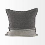 Zadie 20L x 20W Light Gray and Dark Gray Fabric Color Blocked Decorative Pillow Cover 17 Zadie 20L x 20W Light Gray and Dark Gray Fabric Color Blocked Decorative Pillow Cover