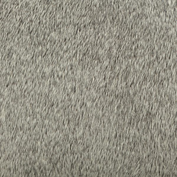 Zahavi I 20 Grey toned hair on hide ottoman 5
