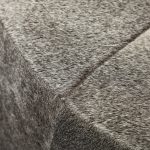 Zahavi I 23"H grey-toned hair-on-hide ottoman