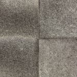 Zahavi I 23"H grey-toned hair-on-hide ottoman