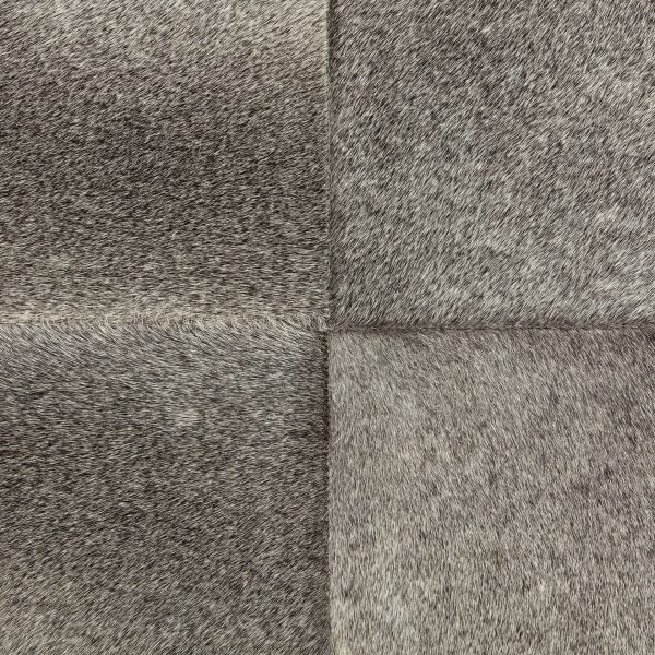 Zahavi I 23H grey toned hair on hide ottoman 9