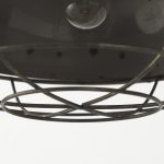 Zaio 12.5Lx 12.5W x 18.5H Weathered Antique Gold Metal Caged Bulb Pendant Light