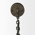Zaio 12.5Lx 12.5W x 18.5H Weathered Antique Gold Metal Caged Bulb Pendant Light