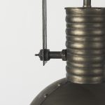 Zaio 12.5Lx 12.5W x 18.5H Weathered Antique Gold Metal Caged Bulb Pendant Light