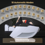 Zero Gravity 4D Massage Recliner with Airbags and Foot Rollers