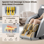 Zero Gravity Full Body Massage Chair with SL Track Heating 27 Zero Gravity Full Body Massage Chair with SL Track Heating