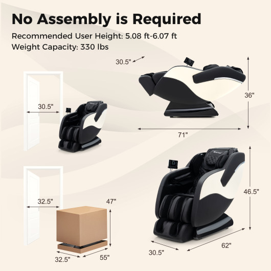 Zero Gravity Massage Chair with SL Track, Airbags, and Heater 17 Zero Gravity Massage Chair with SL Track, Airbags, and Heater - Image 17