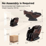 Zero Gravity Massage Chair with SL Track, Airbags, and Heater 31 Zero Gravity Massage Chair with SL Track, Airbags, and Heater