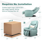 Zero Gravity Massage Chair with SL Track and Heated Waist