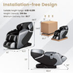 Zero Gravity Shiatsu Massage Chair with Heat and SL Track 23 Zero Gravity Shiatsu Massage Chair with Heat and SL Track