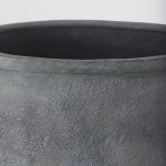 Zuma 27.2L x 20.5W x 31.9H Dark Gray Ceramic Floor Vase