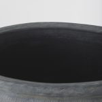 Zuma 27.2L x 20.5W x 31.9H Dark Gray Ceramic Floor Vase