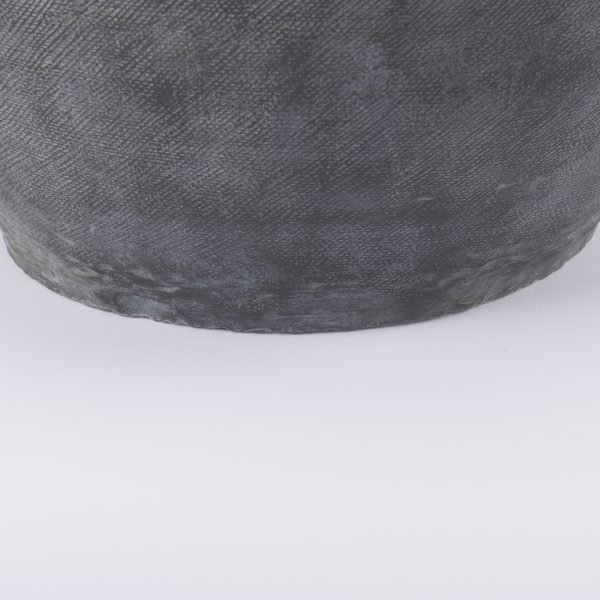 Zuma 27.2L x 20.5W x 31.9H Dark Gray Ceramic Floor Vase 8