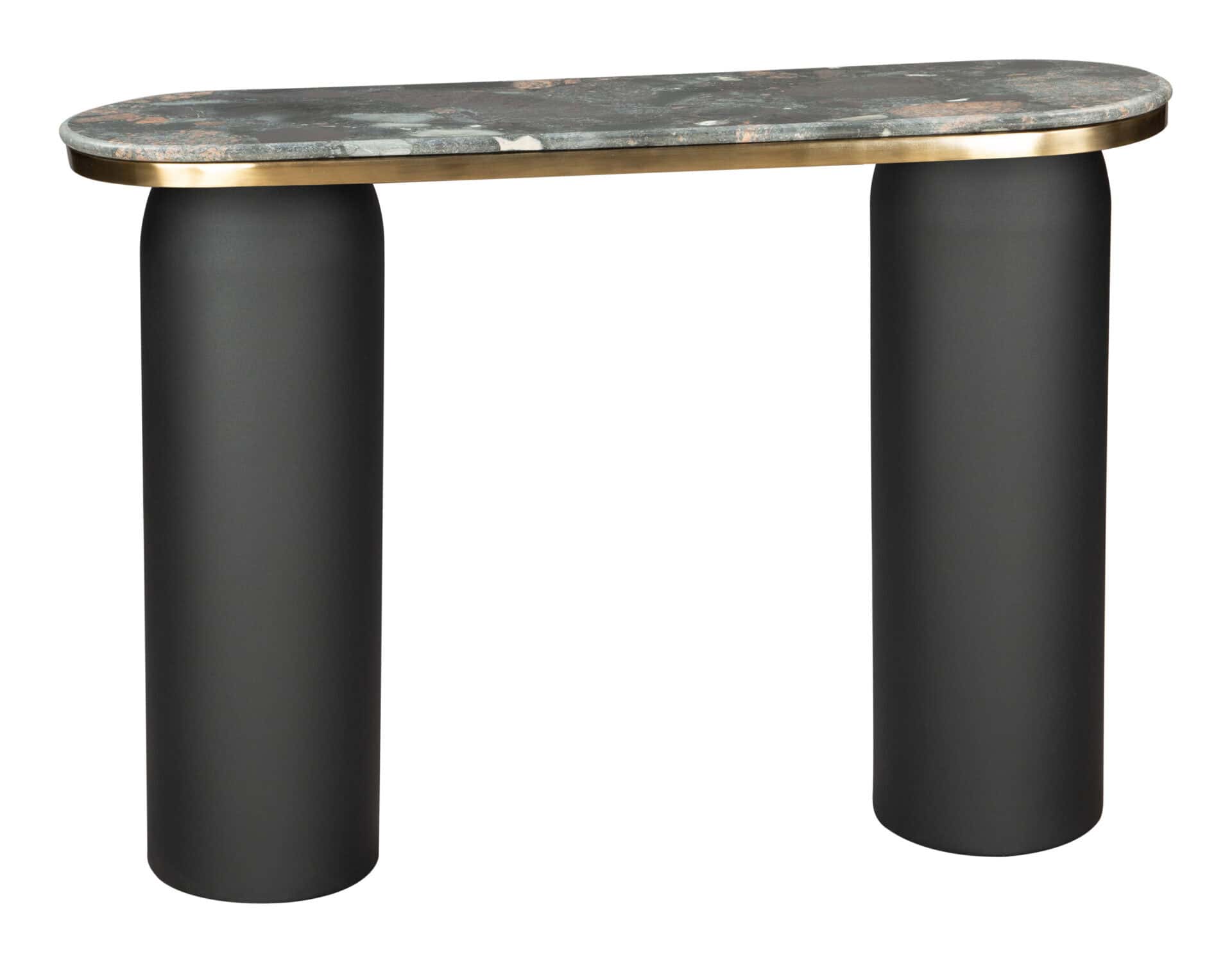 Modern Marble Top Console Table with Steel Legs for Entryways 3 Modern Marble Top Console Table with Steel Legs for Entryways - Image 3