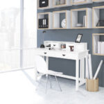 Modern Home Office Desk with 4 Drawers and Removable Organizer 13 Modern Home Office Desk with 4 Drawers and Removable Organizer