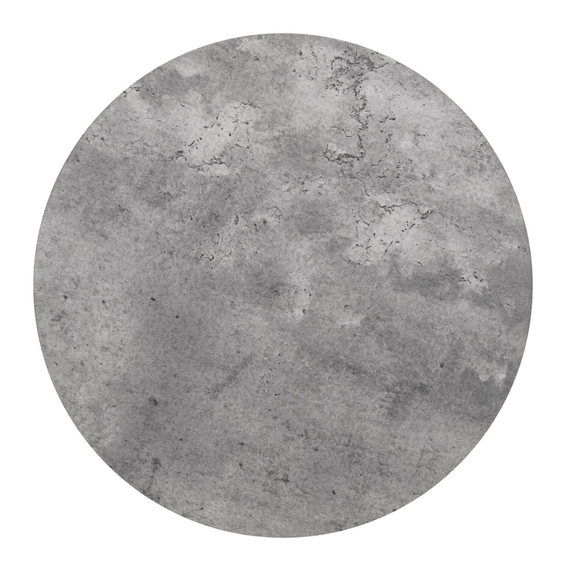Modern Gray and Black Round Coffee Table Set (2-Piece) 11 Modern Gray and Black Round Coffee Table Set (2-Piece) - Image 11