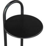 Modern Black and White Side Table with Marble Base 11 Modern Black and White Side Table with Marble Base