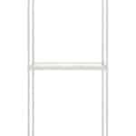 Modular Display Shelving System with Adjustable Glass Shelves and LED Light