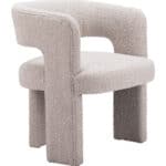 Sandy Beige Modern Accent Chair with Shearling Fabric and Armrest Support 10 Sandy Beige Modern Accent Chair with Shearling Fabric and Armrest Support