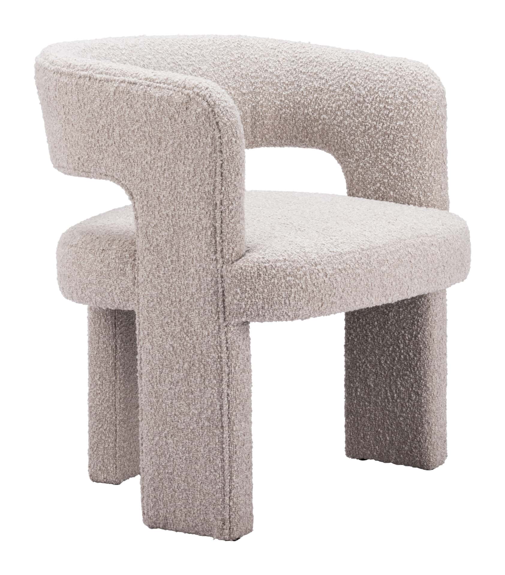 Sandy Beige Modern Accent Chair with Shearling Fabric and Armrest Support 1 Sandy Beige Modern Accent Chair with Shearling Fabric and Armrest Support
