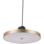 Modern Gold and Black Ceiling Lamp with Adjustable Cord and LED 21 Modern Gold and Black Ceiling Lamp with Adjustable Cord and LED