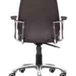 Espresso Low Back Office Chair with Adjustable Height and Tilt