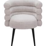 Teddy Fabric Dining Chair with Steel Frame in Misty Gray 10 Teddy Fabric Dining Chair with Steel Frame in Misty Gray