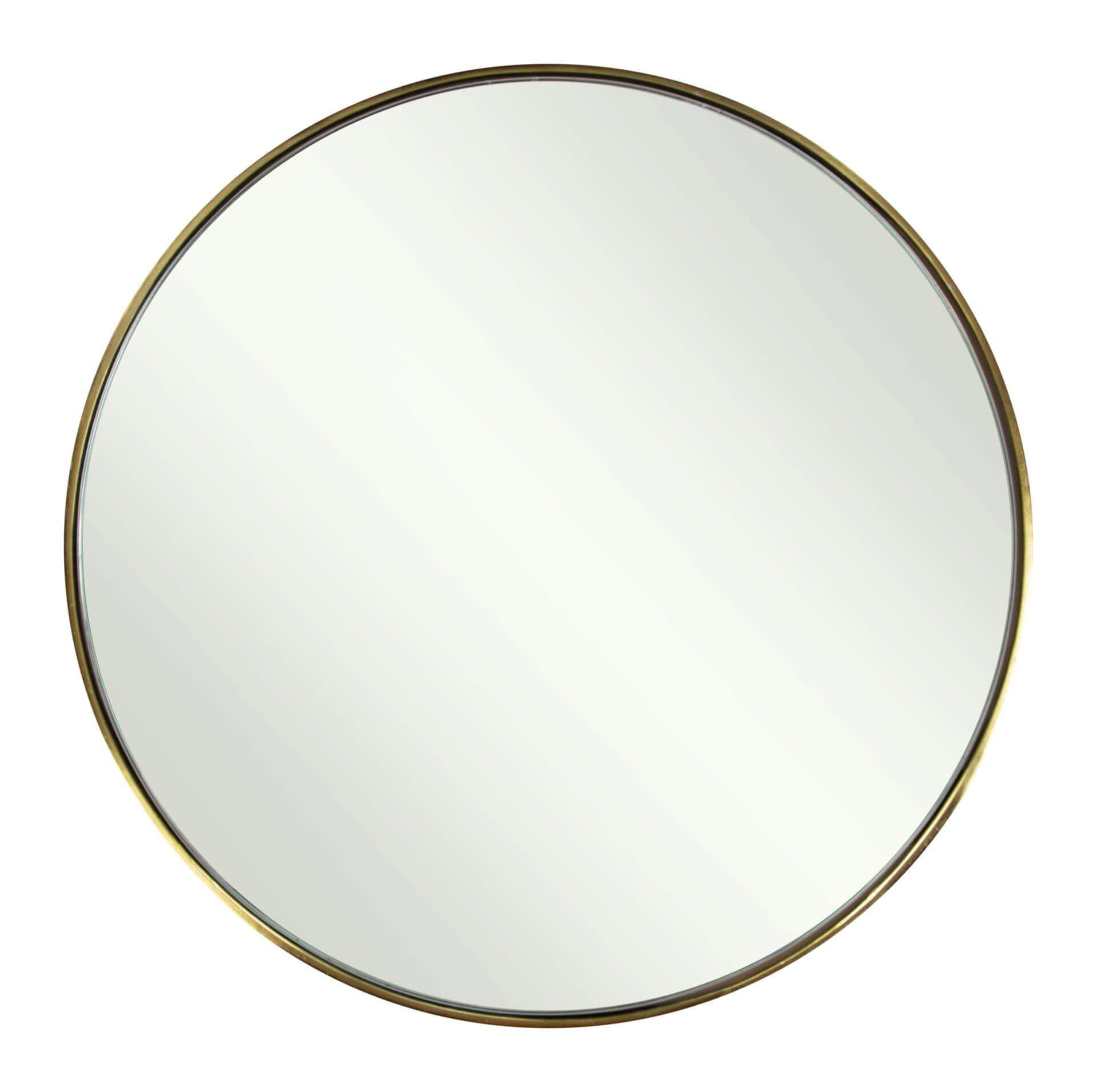 Gold & Black Round Side Table with Mirror Top 7 Gold & Black Round Side Table with Mirror Top - Image 7