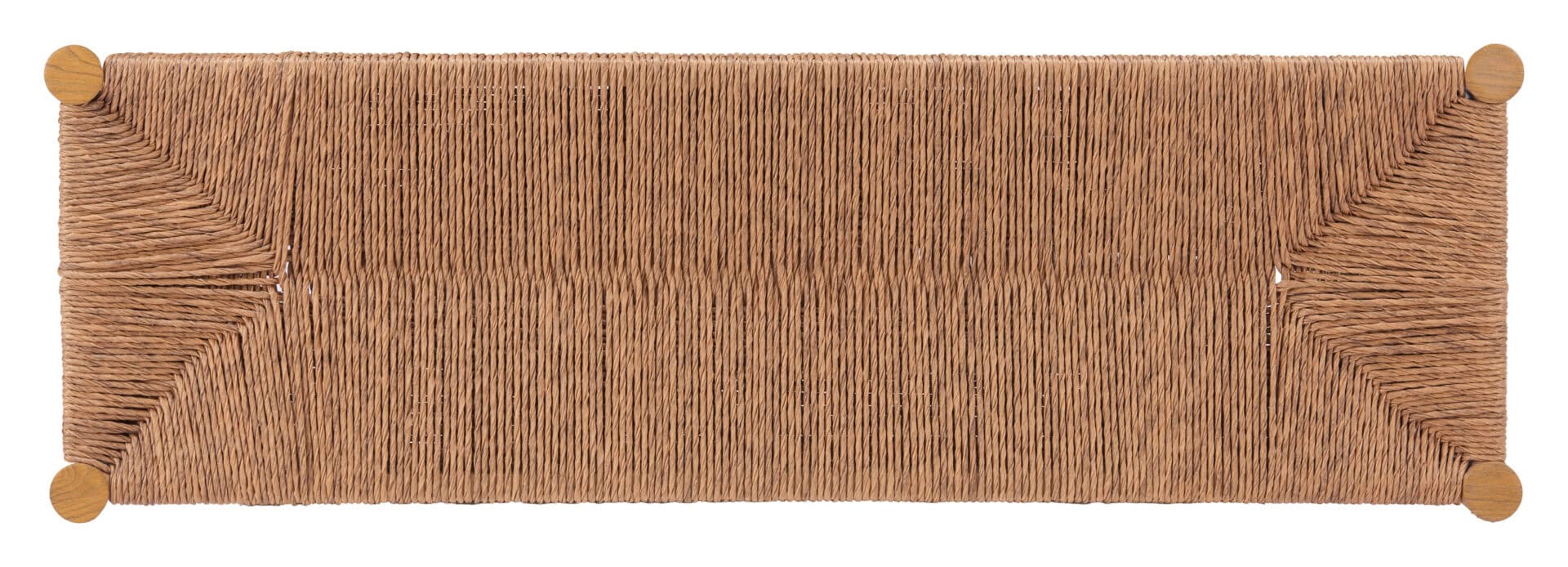 Modern Faux Wood Aluminum Bench for Indoor/Outdoor Use 5 Modern Faux Wood Aluminum Bench for Indoor/Outdoor Use - Image 5