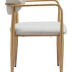 Industrial Gray Steel Frame Dining Chair with Armrests (Set of 2) 13 Industrial Gray Steel Frame Dining Chair with Armrests (Set of 2)