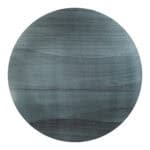 Round Gray Marble Dining Table with Steel Base (Seats 8)