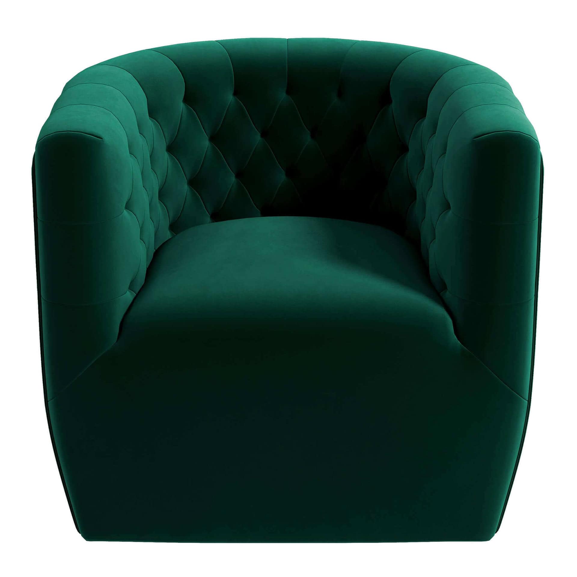 Green Velvet Swivel Mid-Century Modern Accent Armchair 9 Green Velvet Swivel Mid-Century Modern Accent Armchair