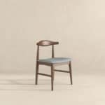 Grey Solid Wood Mid-Century Dining Chair 12 Grey Solid Wood Mid-Century Dining Chair