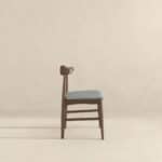 Grey Solid Wood Mid-Century Dining Chair 14 Grey Solid Wood Mid-Century Dining Chair