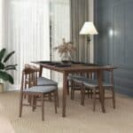 Grey Solid Wood Mid-Century Dining Chair 10 Grey Solid Wood Mid-Century Dining Chair