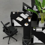 Ergonomic Mesh Office Chair with Lumbar Support and Flip Arms