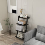 4-Tier Ladder Shelf with Stable Frame and Anti-Tip Protection