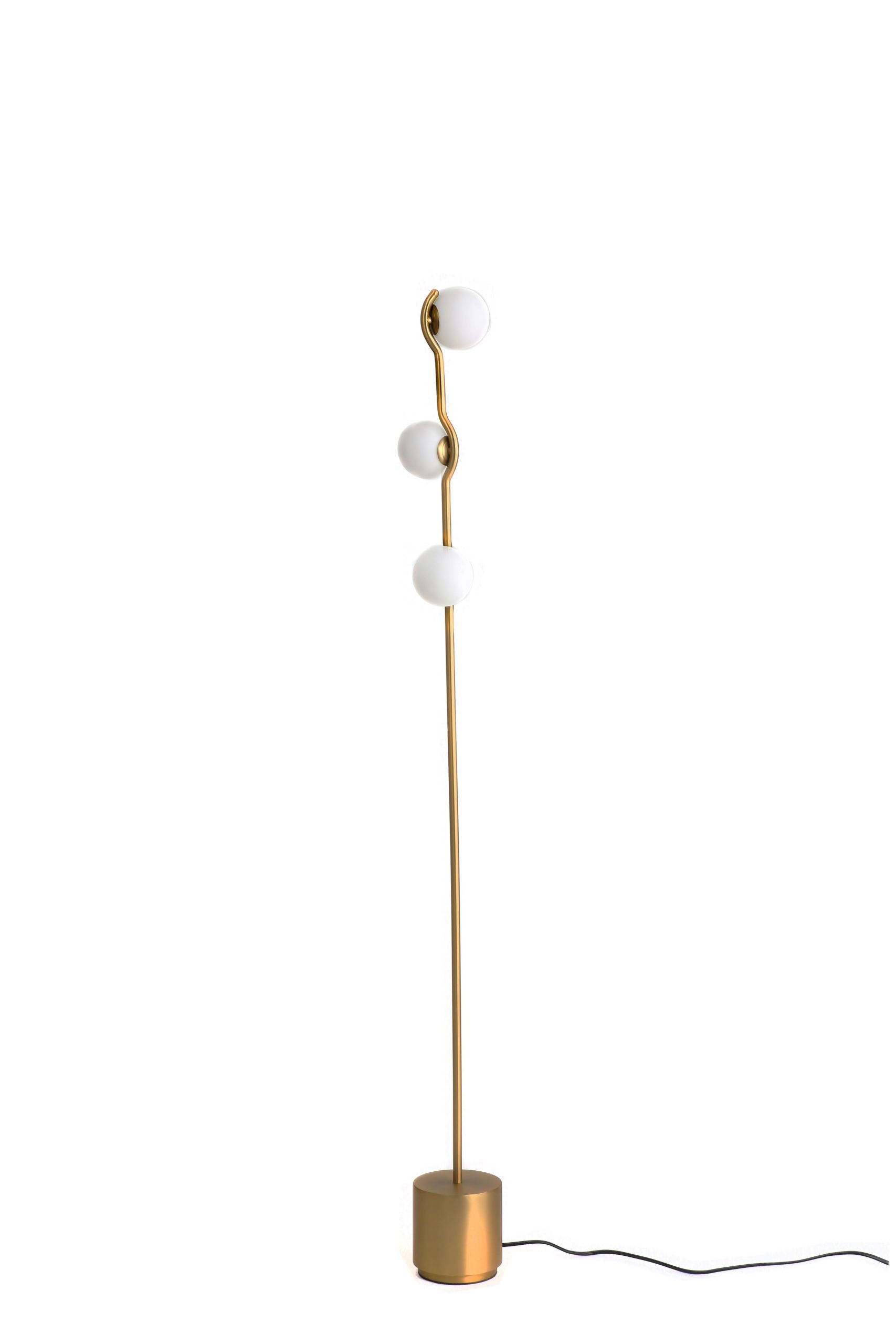 pluto brass floor lamp brass frame