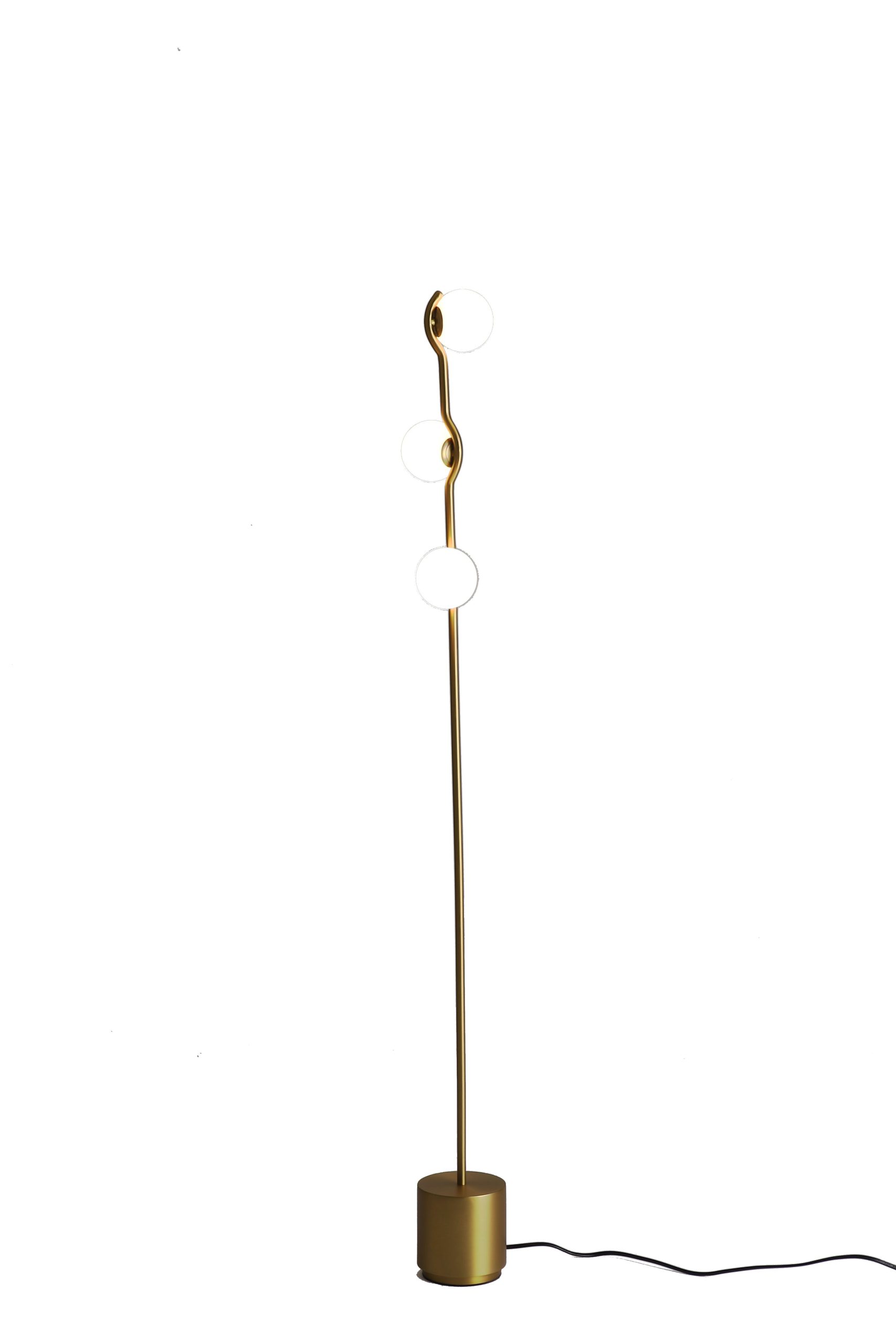 pluto brass floor lamp brass frame