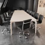 Ergonomic Armless Office Chair with Faux Leather and Chrome Frame 12 Ergonomic Armless Office Chair with Faux Leather and Chrome Frame